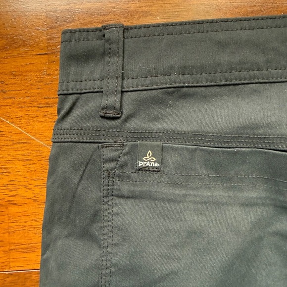 Prana Stretch Zion Hiking Pants Mens 30x34 Black Nylon Cargo Outdoor - Picture 10 of 13